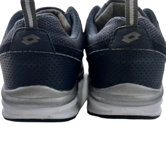 Lotto Navy Blue Suede Trim Sneakers Size 9 - Picture 9 of 12